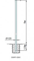Опора ООКП-120-5 композитная